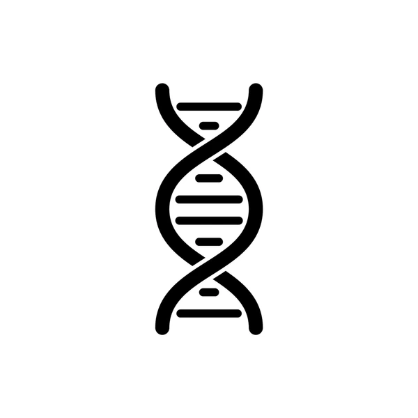 Foto een plaatje van het DNA symbool